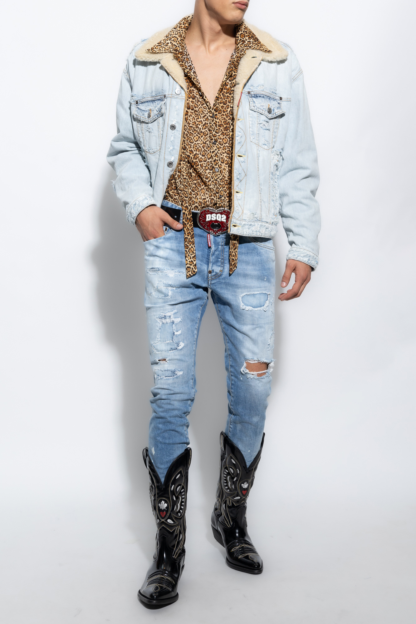 DSQUARED2 OVER JEAN JACKET50着丈73 - Gジャン/デニムジャケット